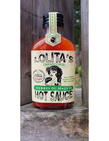 LA BOMBA CAROTTE SESAME 100ML SAUCE PIQUANTE CORSE - SALSA LOLITA'S