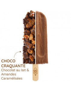BATONNET GLACE - EMKI POP- CHOCO MARBREE