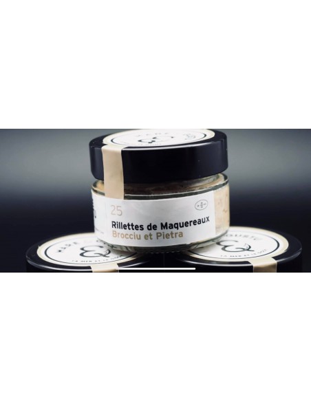 RILLETTE DE MAQUEREAU BROCCIU ET CITRON CORSE 100GR- MARE E GUSTU - Maison Ferrero - Epicerie à Ajaccio