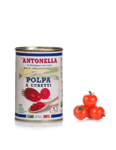 CUBETTI DE TOMATE CONSERVE 425ML - ANTONELLA