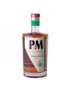 WHISKY PM SINGLE MALT TOURBE 70CL 40°-MAVELA - Maison Ferrero - Epicerie à Ajaccio