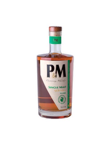 WHISKY PM SINGLE MALT TOURBE 70CL 40°-MAVELA - Maison Ferrero - Epicerie à Ajaccio