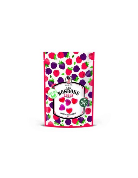 BONBONS BIO ET VEGAN EN FORME DE COEUR 80gr- SOPHIE M