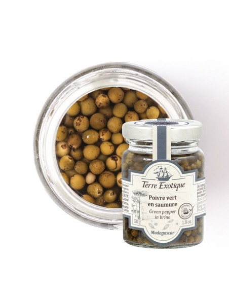 POIVRE VERT EN SAUMURE 50gr- TERRE EXOTIQUE