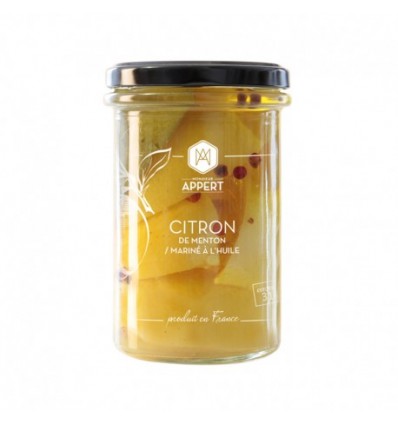 CITRONS DE MENTON CONFITS 314ml-MR APPERT - Maison Ferrero - Epicerie à Ajaccio