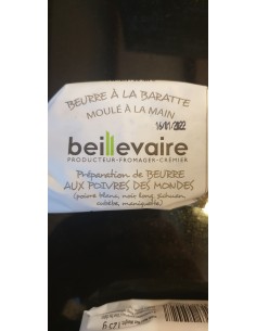 BEURRE AU POIVRE 125GR - BEILLEVAIRE 2
