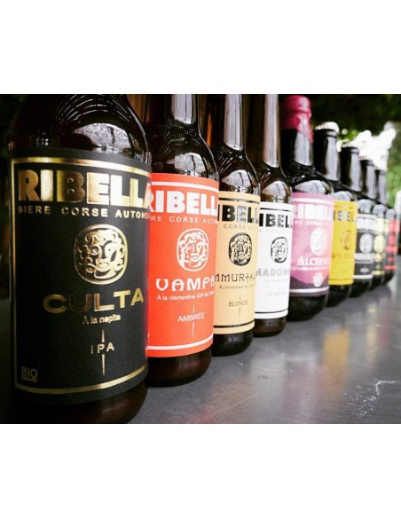 BIERE RIBELLA VAMPA CLEMENTINE 33CL 6° - Maison Ferrero - Epicerie à Ajaccio