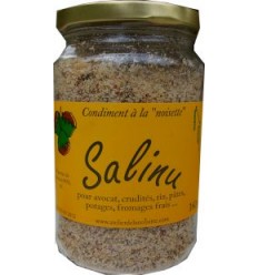 SEL A LA NOISETTE DE CERVIONI SALINU POT 160GR-ATELIER DE LA NOISETTE - Maison Ferrero - Epicerie à Ajaccio