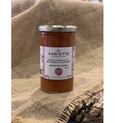 SAUCE TOMATE BIO VARIETE ANCIENNE NOIRE DE CRIMEE 250GR - VARIETTE - Maison Ferrero - Epicerie à Ajaccio